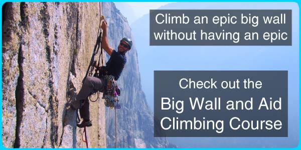 big wall aid climbing